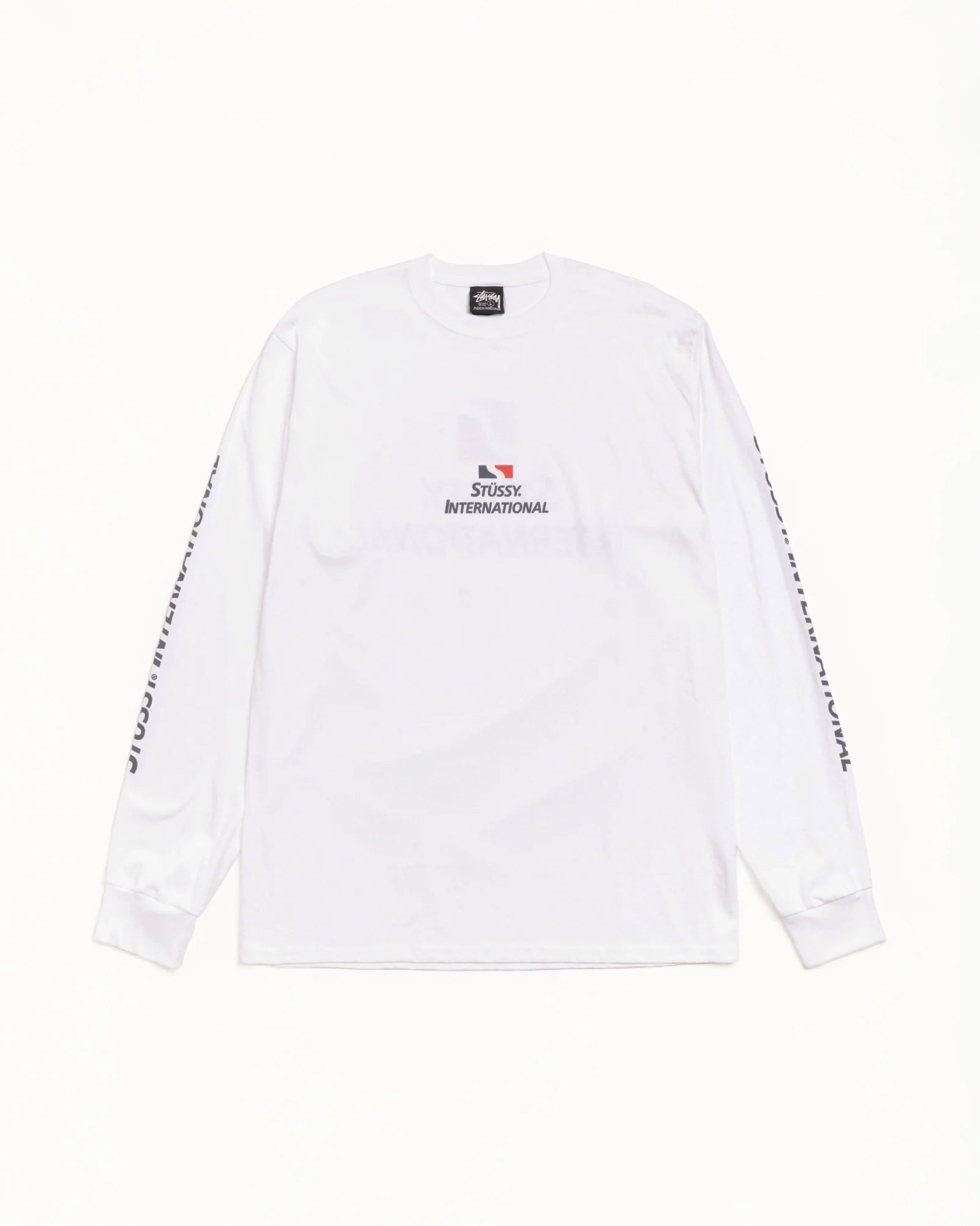 STUSSY INTERNATIONAL LS TEE WHITE