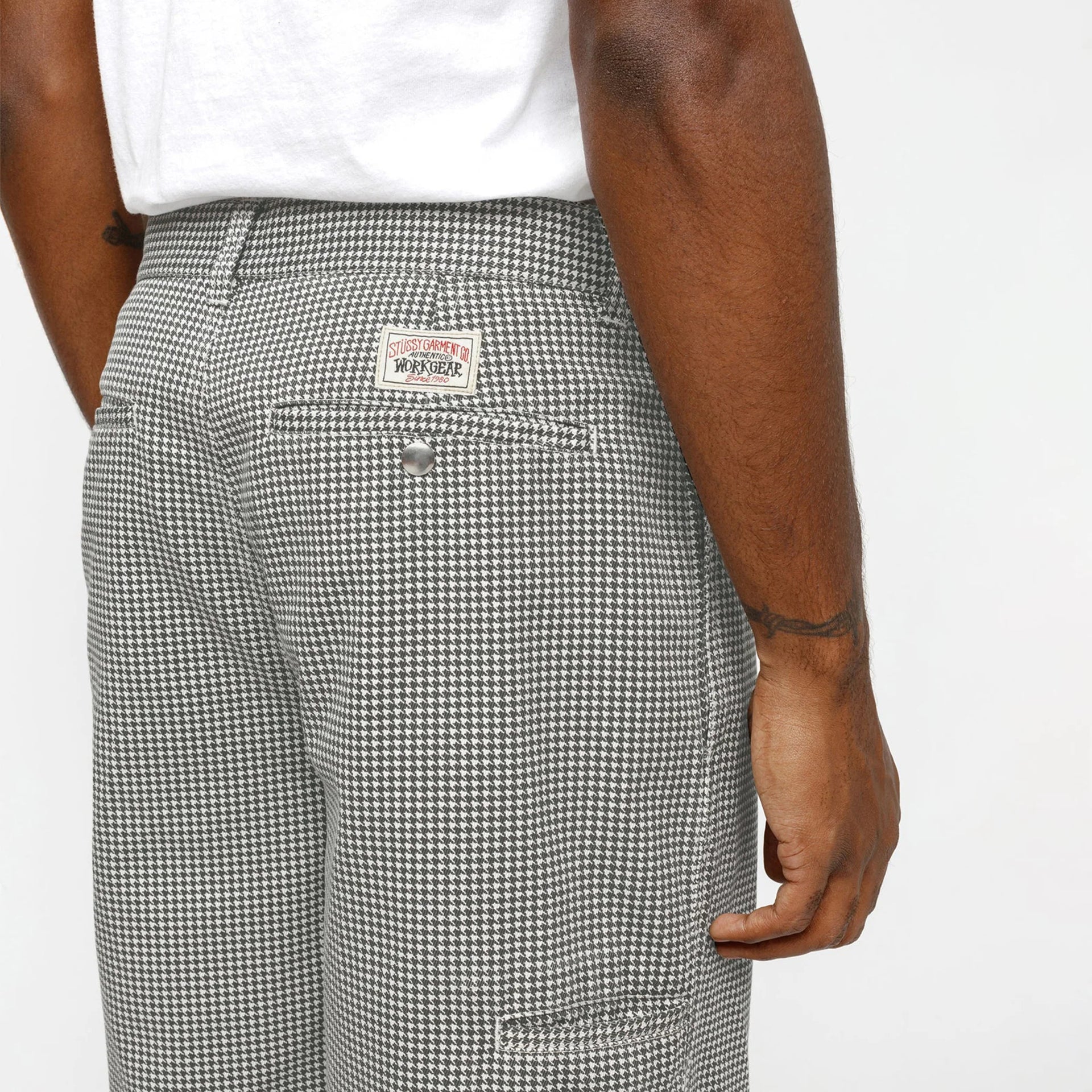 WORKGEAR TROUSER TWILL HOUNDSTOOTH