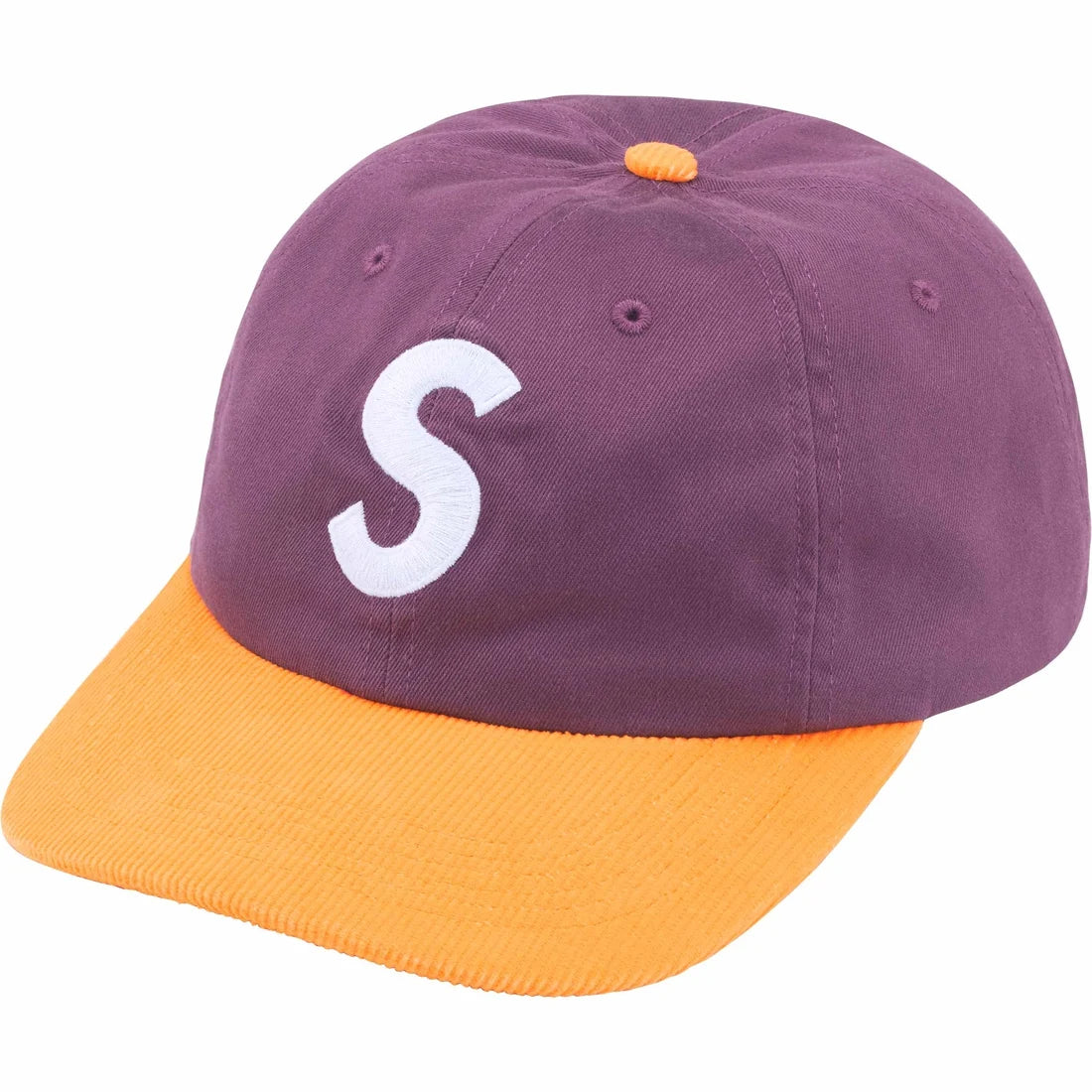 Supreme 2-Tone S Logo 6-Panel Dusty Purple