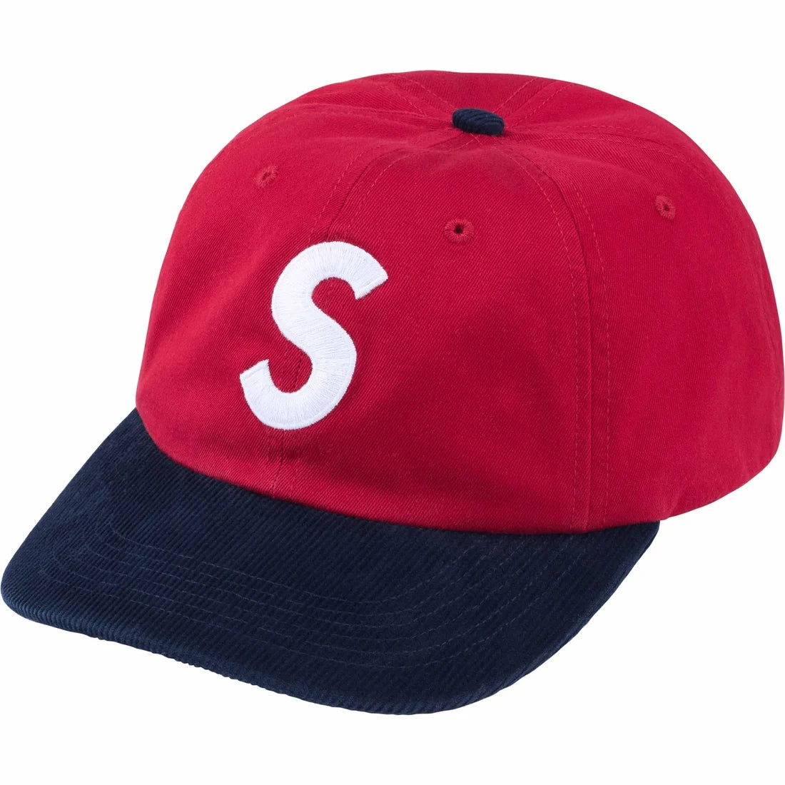 Supreme 2-Tone S Logo 6-Panel Red