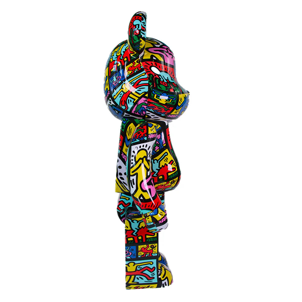 1000% Bearbrick Keith Haring 10