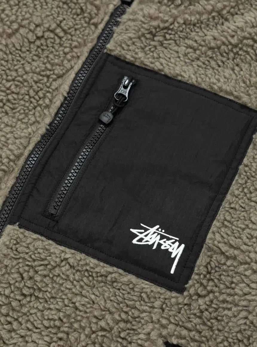 SHERPA REVERSIBLE VEST STONE