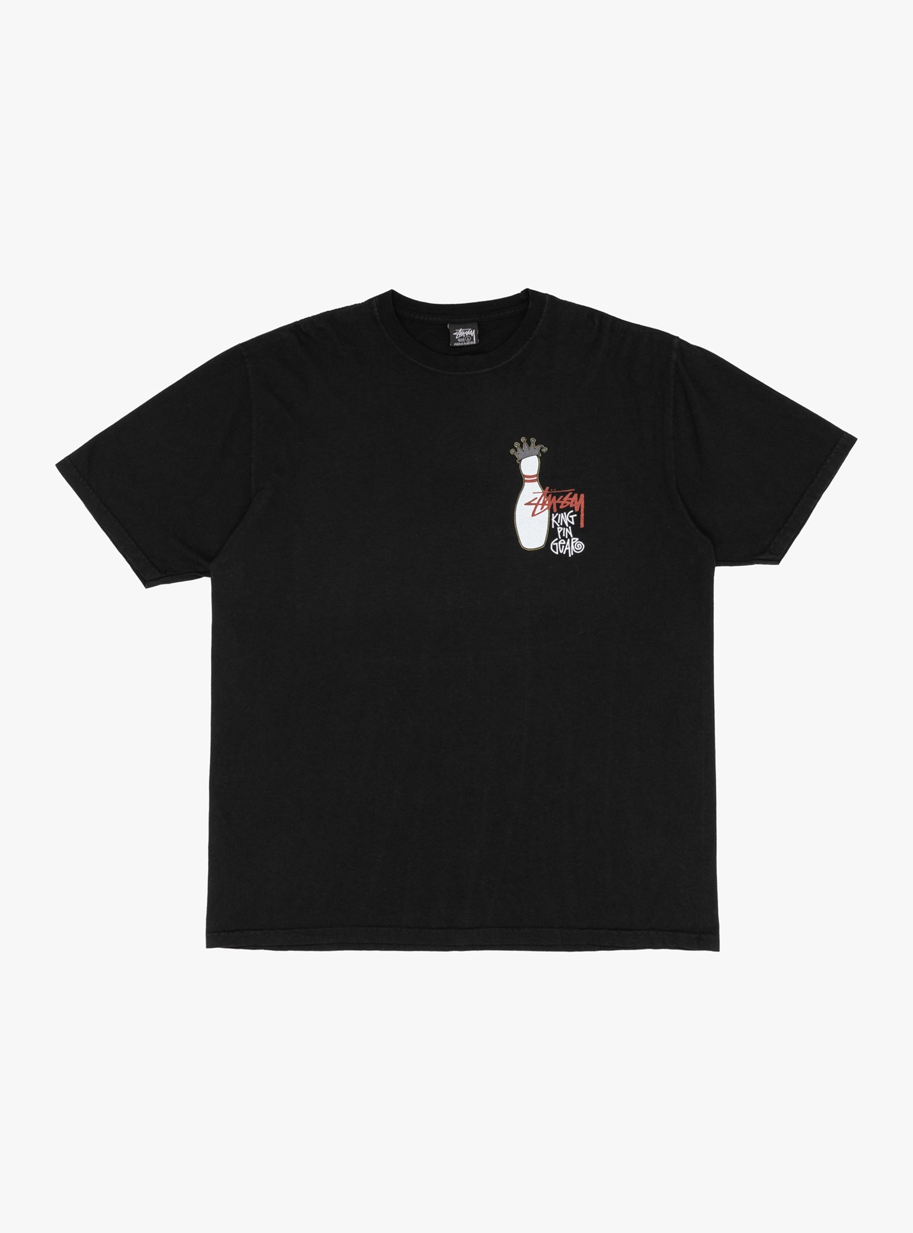 KINGPIN PIG. DYED TEE BLACK