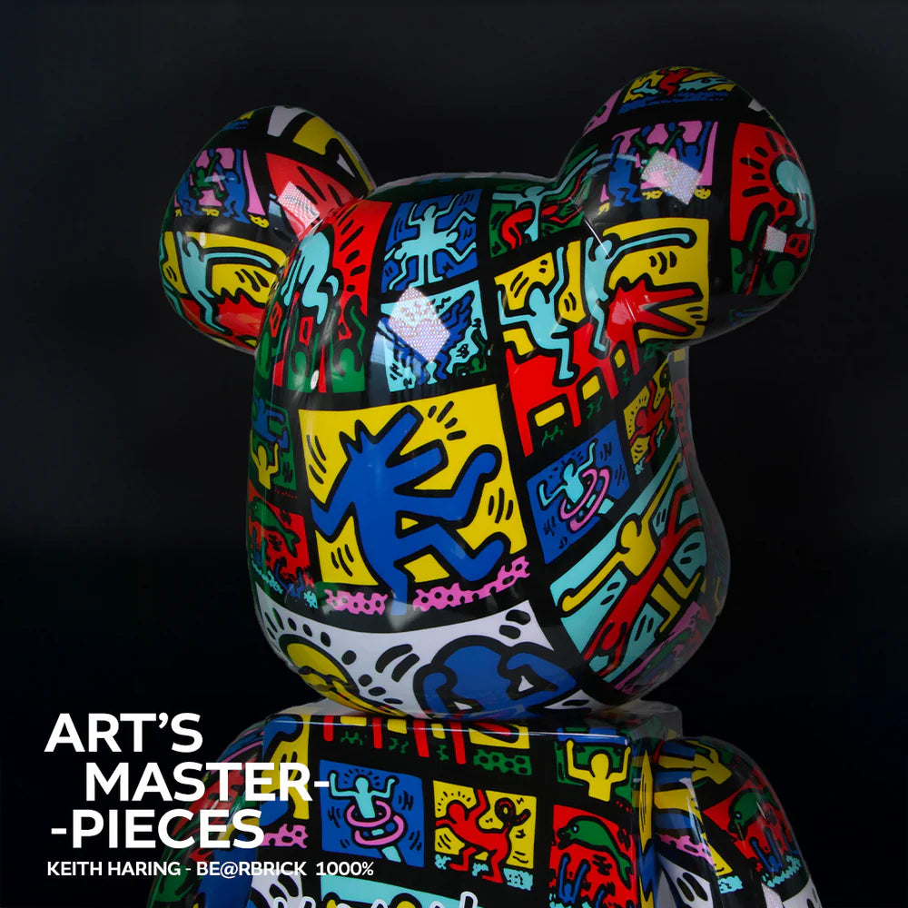 1000% Bearbrick Keith Haring 10