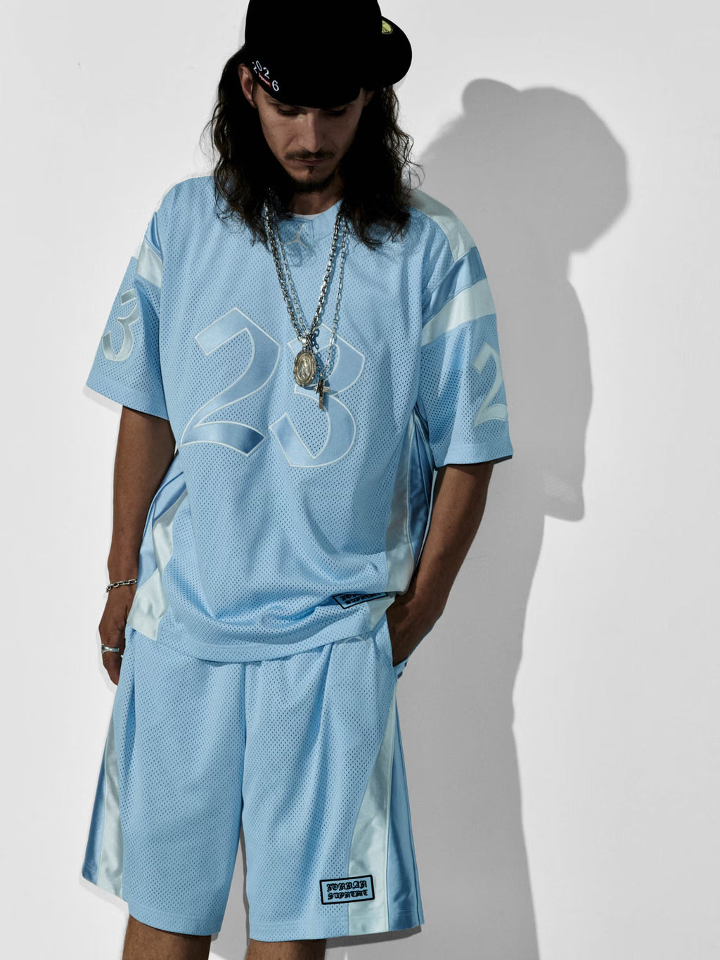 JORDAN JERSEY LT BLUE - L