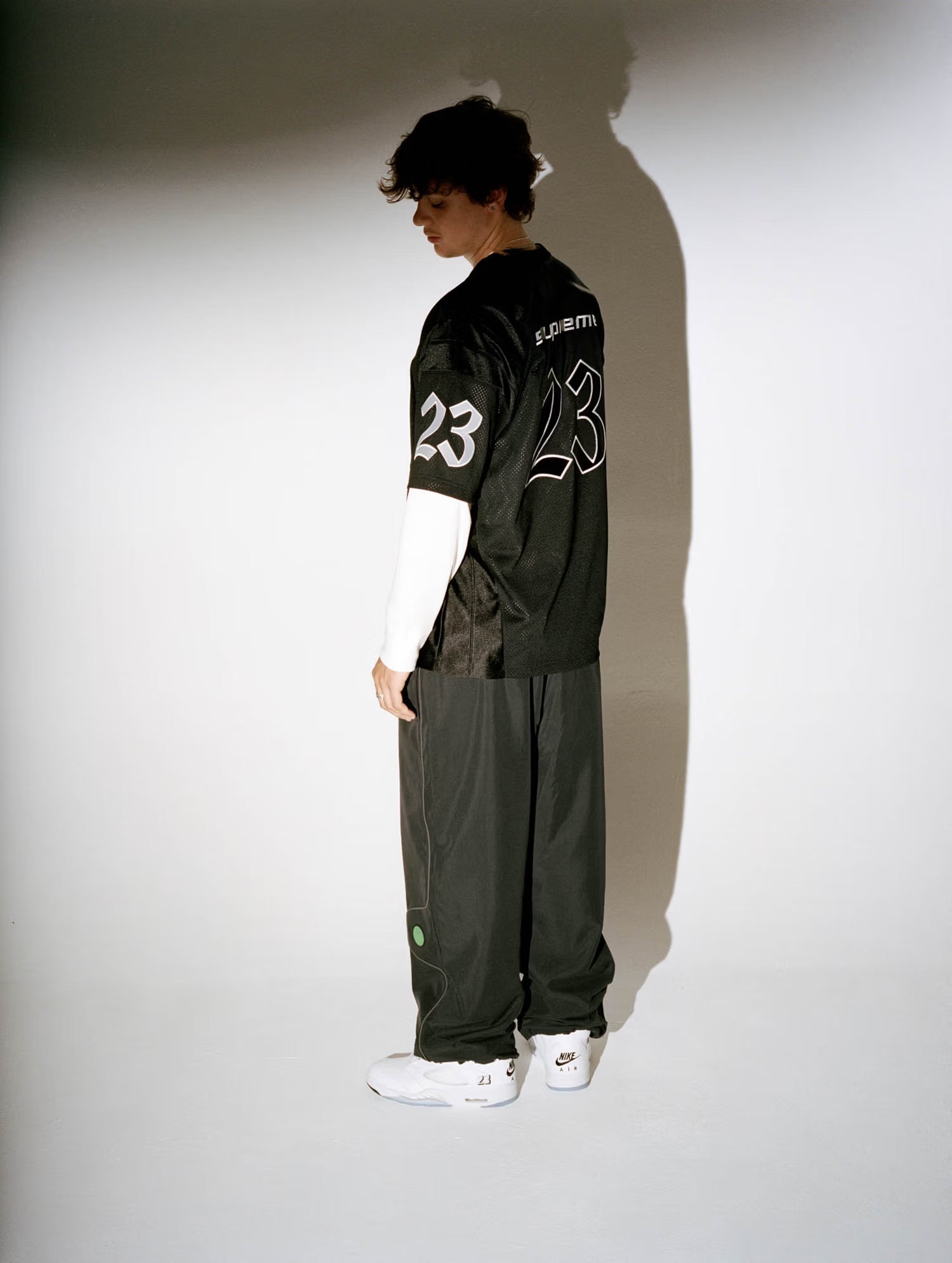 JORDAN JERSEY BLACK - L