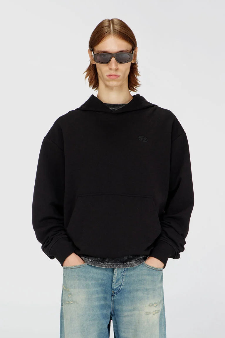 S MACS HOOD MEGOVAL D FEL BLACK