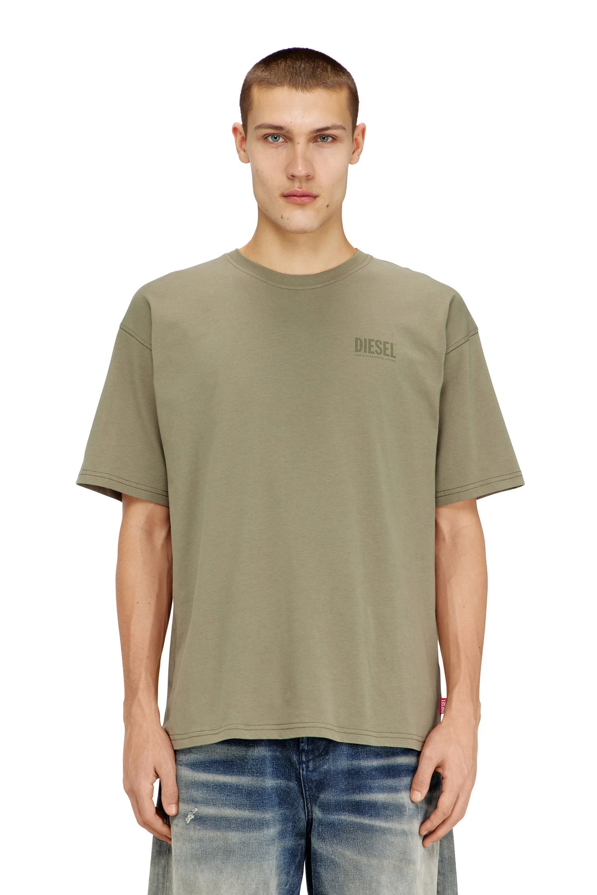 T-BOXT-V8 MAGLIETTA SMOKEY OLIVE