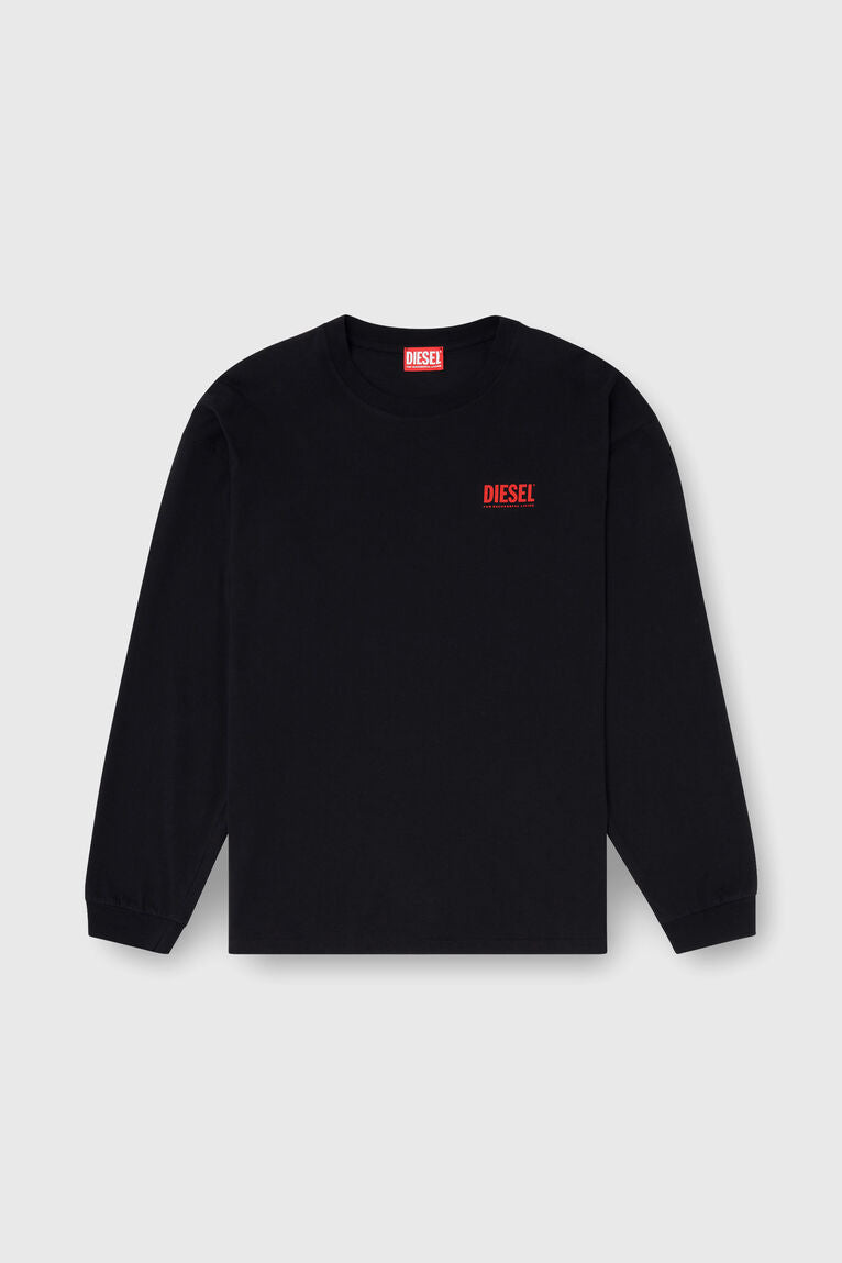 T-BOXT-LS-BISK MAGLIETTA BLACK