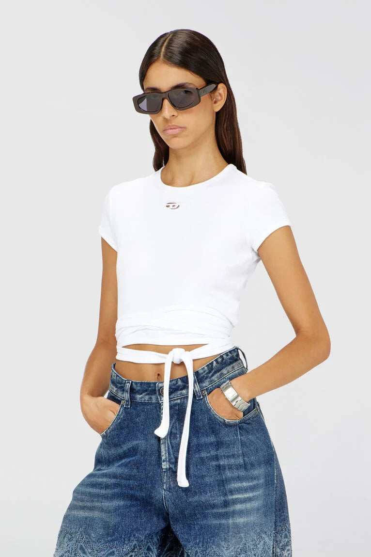 T-BUNNY-TAIL-S1 TOP BRIGHT WHITE