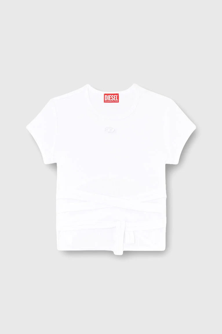 T-BUNNY-TAIL-S1 TOP BRIGHT WHITE