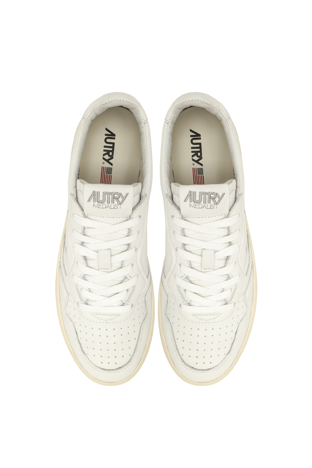 MEDALIST LOW WOM LEAT/LEAT WHT/WHT