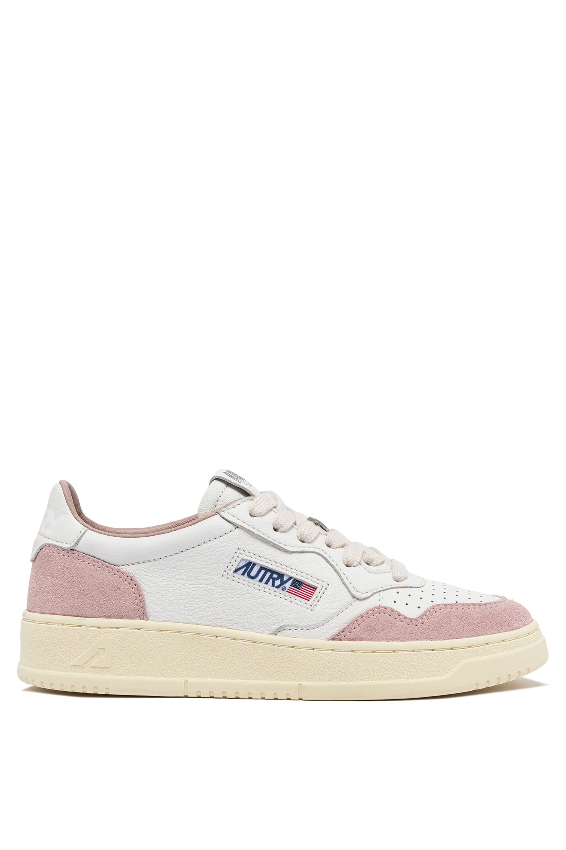 MEDALIST LOW WOM LEAT/SUEDE WHT/GOLD