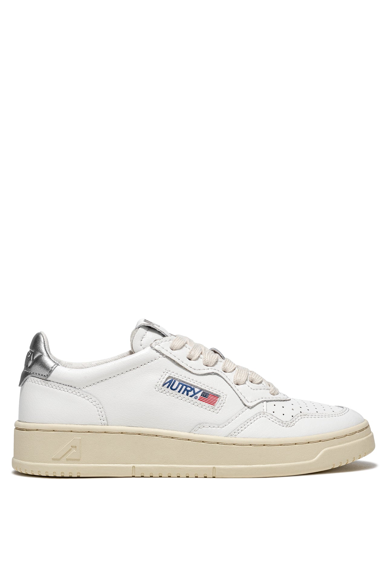 MEDALIST LOW WOM LEAT/LEAT WHT/SILVER