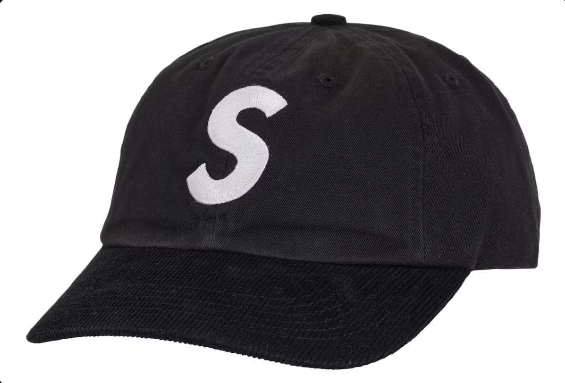 2 TONE S LOGO 6 PANEL BLACK