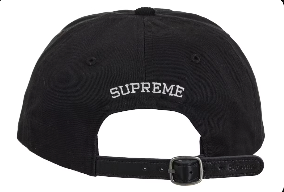 2 TONE S LOGO 6 PANEL BLACK