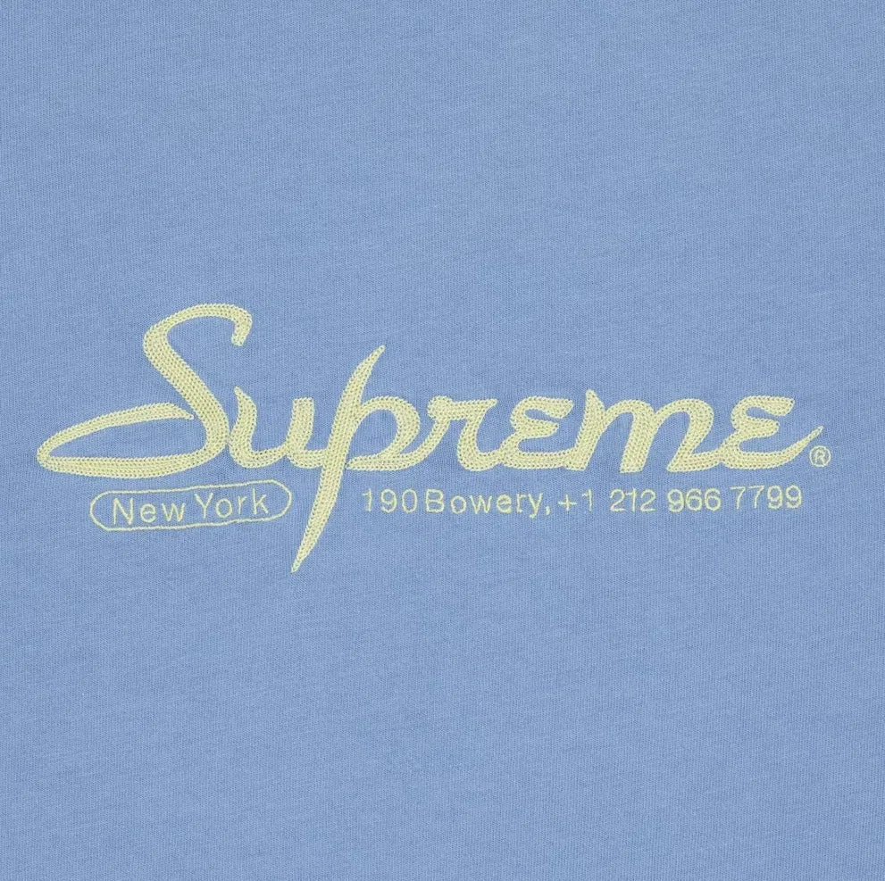 CONTACT S/S TOP DUSTY BLUE