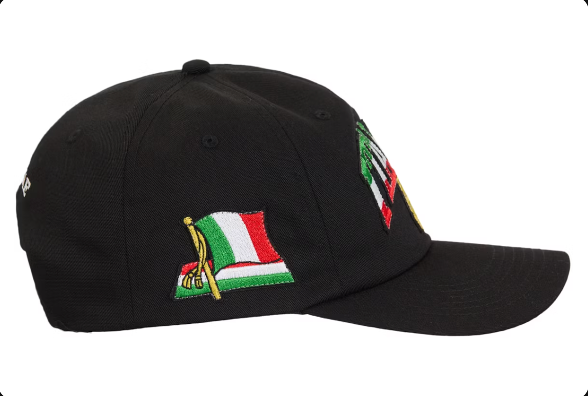 Supreme Italia 6 Panel Black