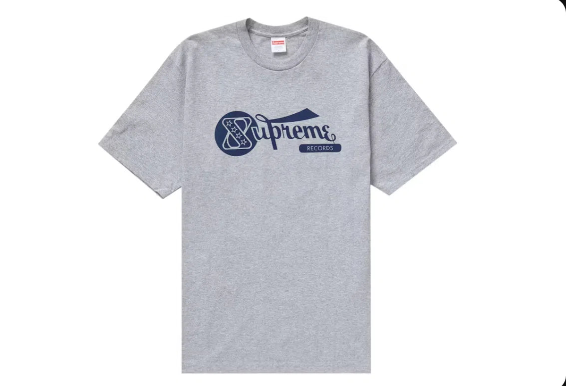 Records Tee Heather Grey