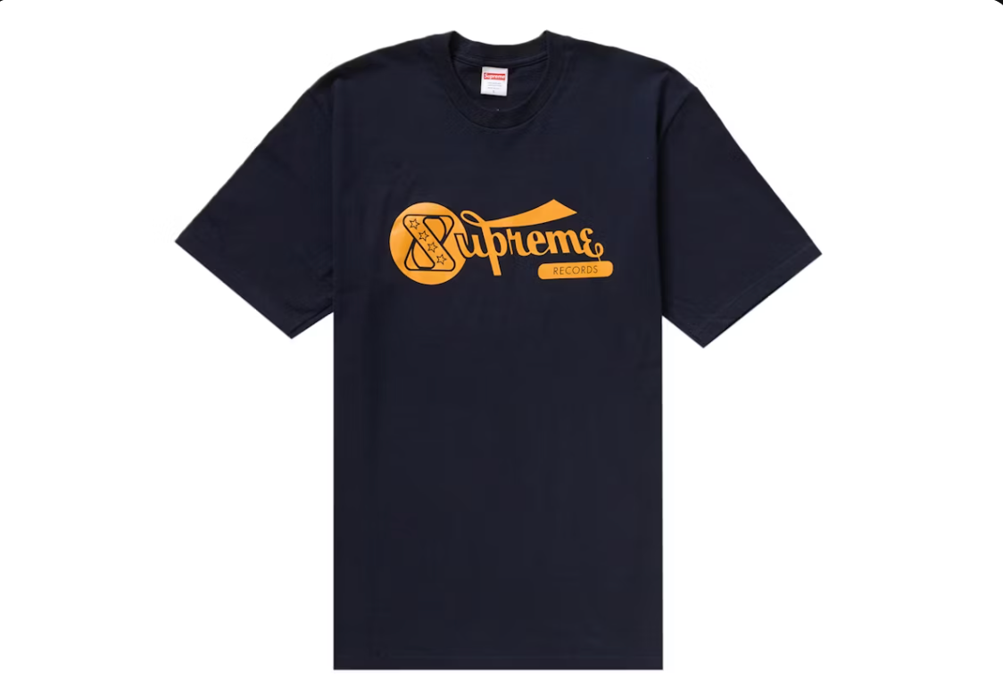 Records Tee Navy