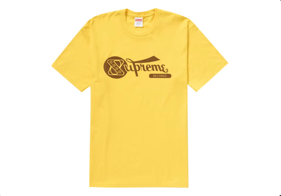 Records Tee Yellow