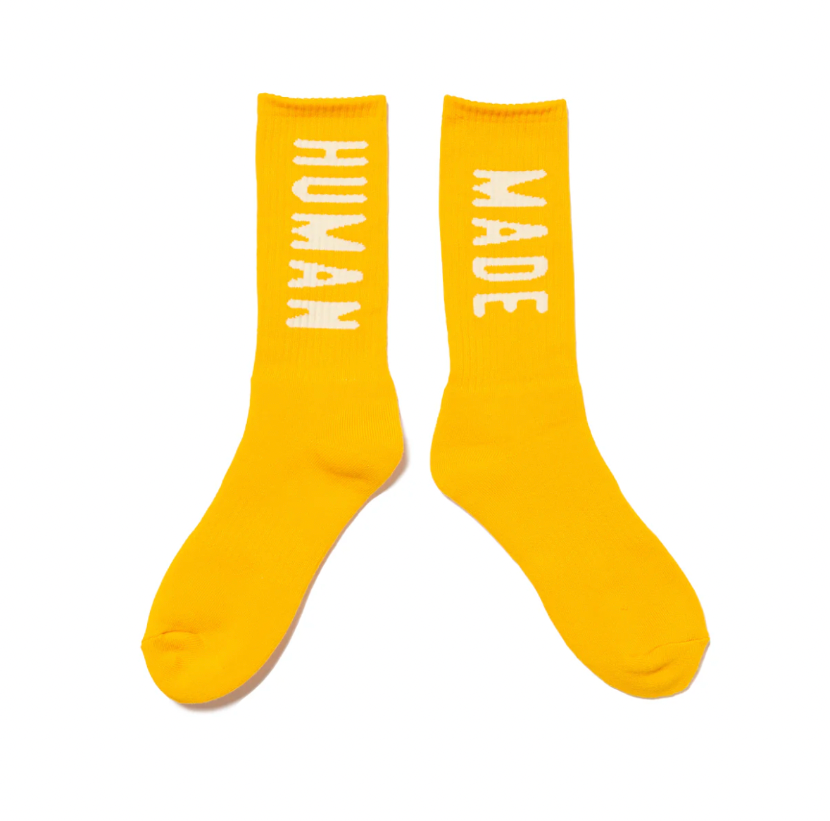 LOGO SOCK HUMAN MADE YELLOW