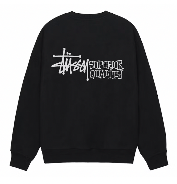 SUPERIOR QUALITY CREW BLACK