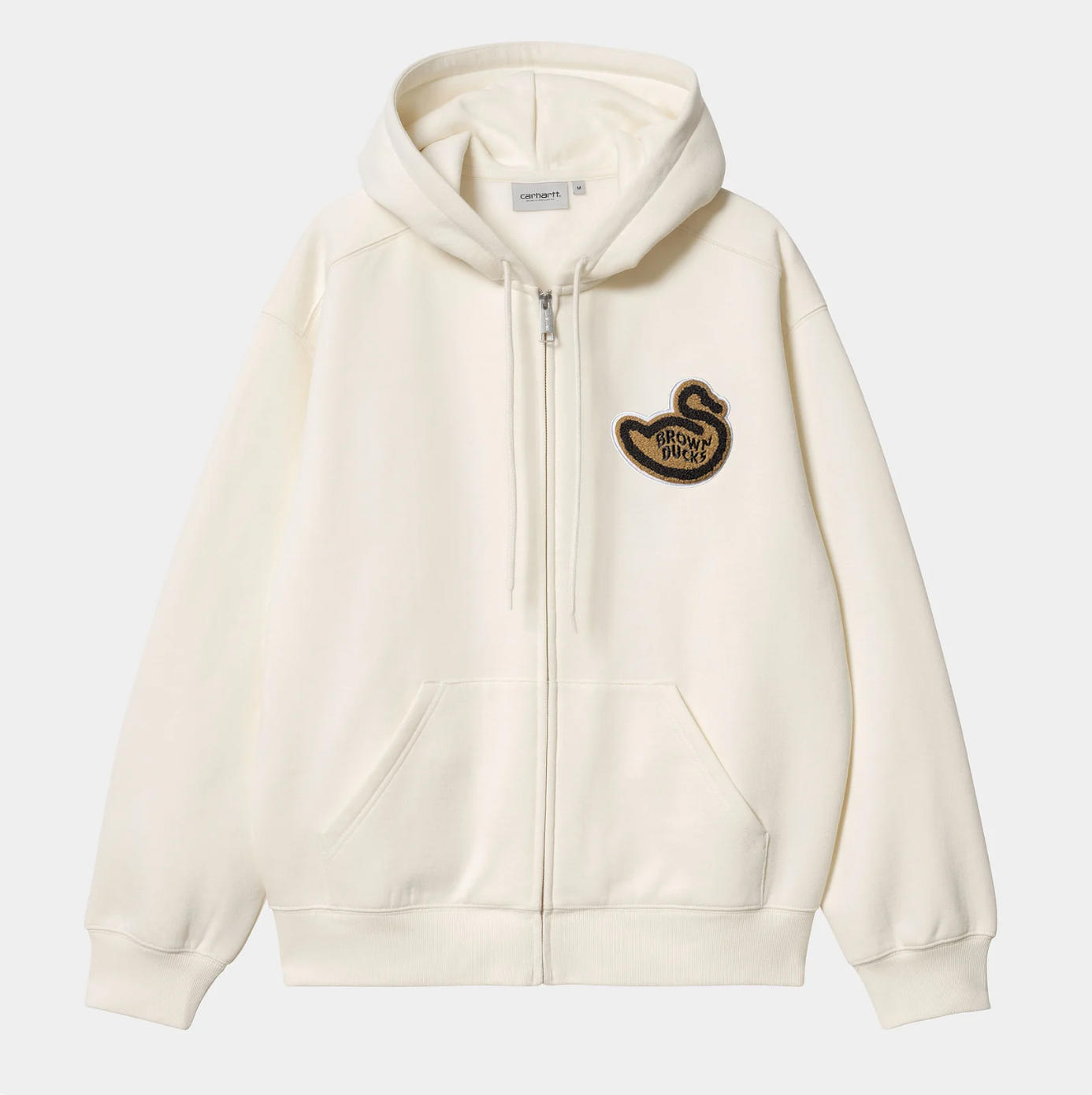 Hooded Brown Ducks Jacket Wax