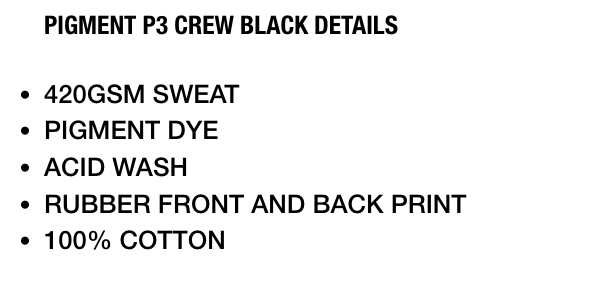 PIGMENT P3 CREW NAVY XL