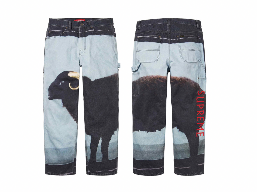 SUPREME X DAMIEN HIRST PAINTER GOAT - 30