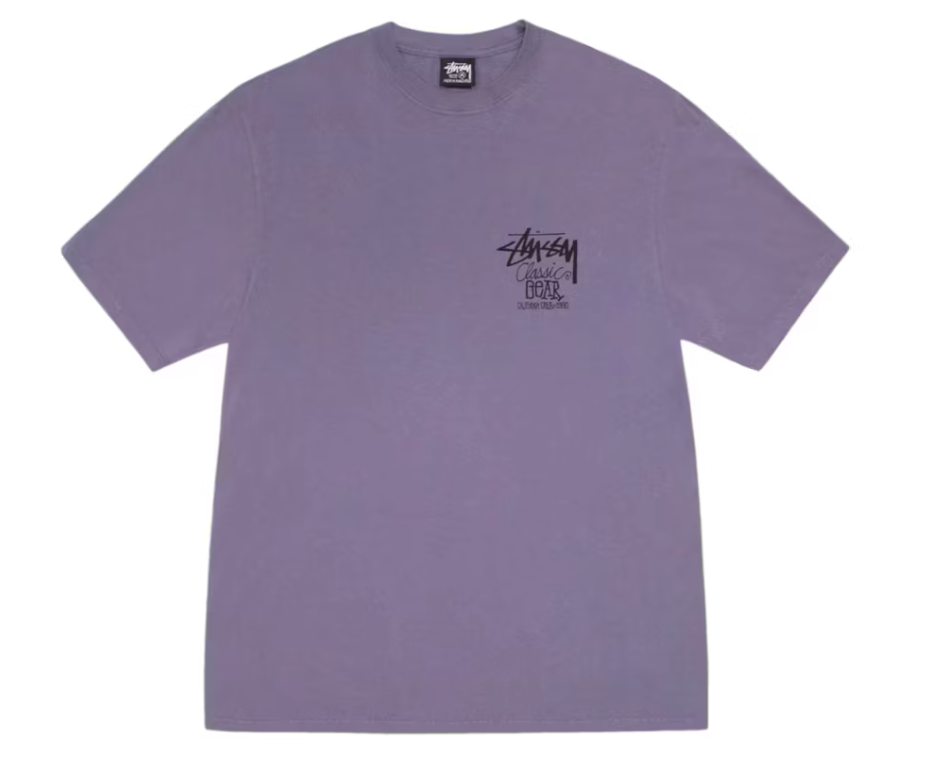 CLASSIC GEAR PIG. DYED TEE GRAPE