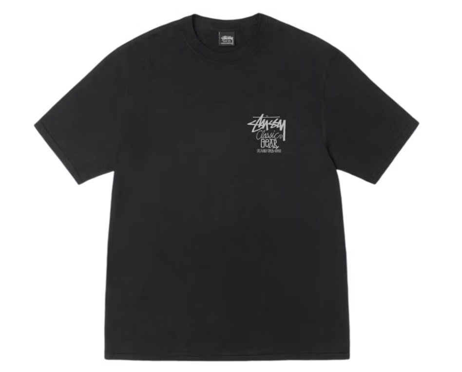 CLASSIC GEAR PIG. DYED TEE BLACK