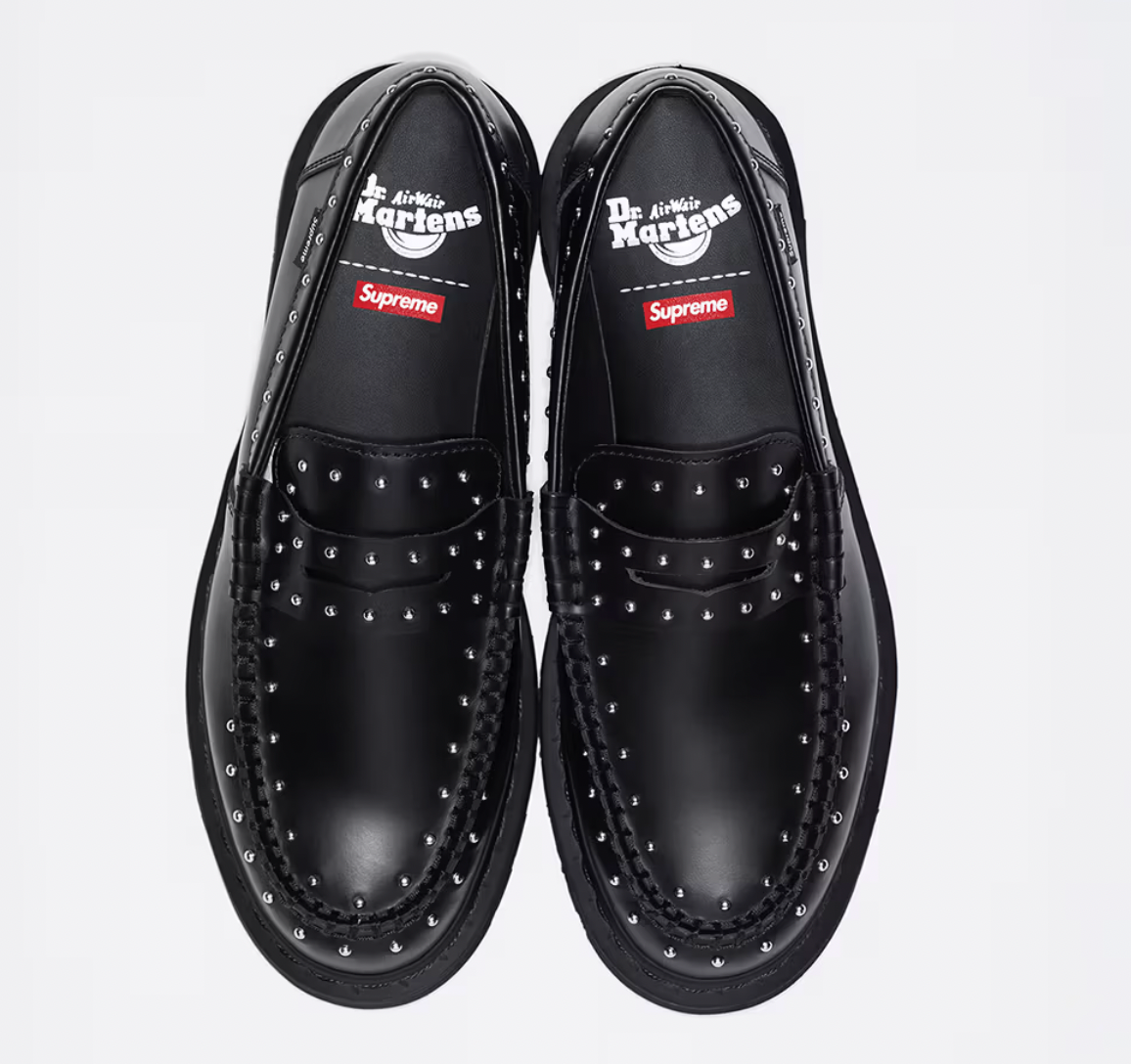 Supreme x Dr. Martens Spring 2025 Collaboration Talla 43 Black
