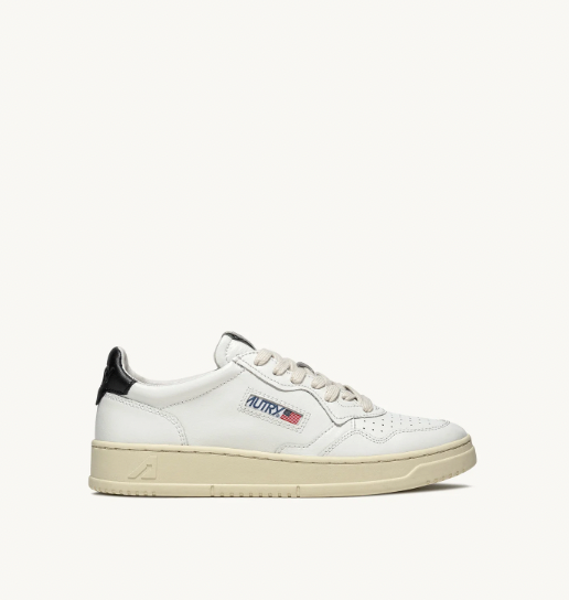 MEDALIST LOW WOM LEAT/LEAT WHT/BLACK