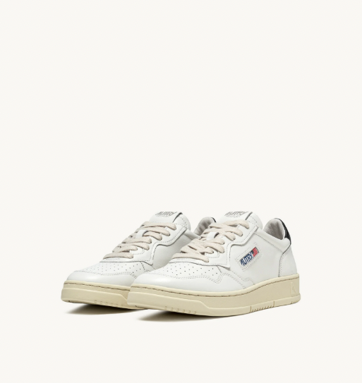 MEDALIST LOW WOM LEAT/LEAT WHT/BLACK