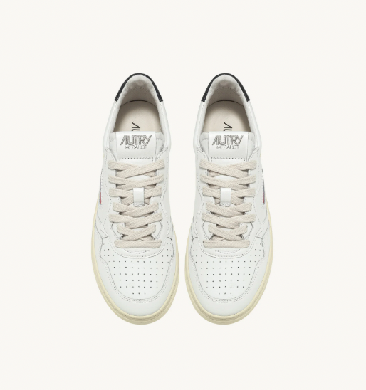 MEDALIST LOW WOM LEAT/LEAT WHT/BLACK