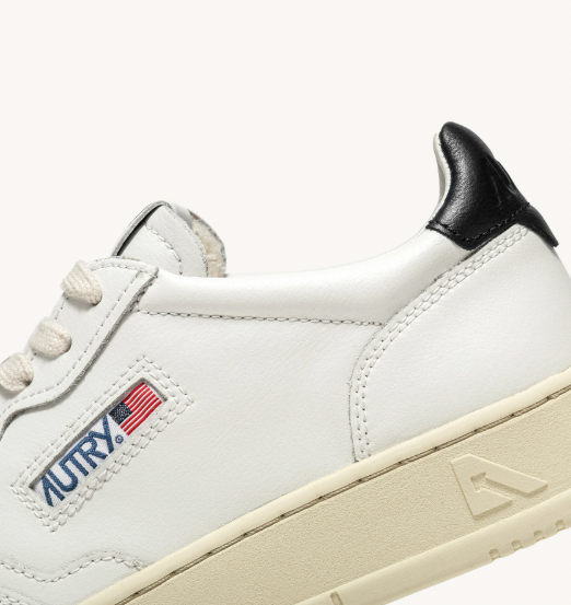 MEDALIST LOW WOM LEAT/LEAT WHT/BLACK