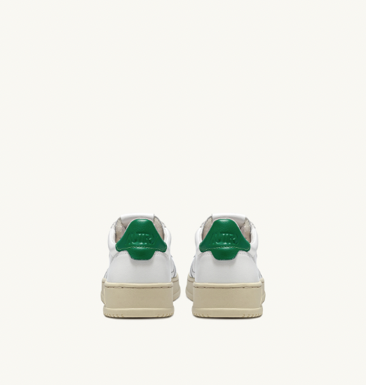 MEDALIST LOW WOM LEAT/LEAT WHT/GREEN