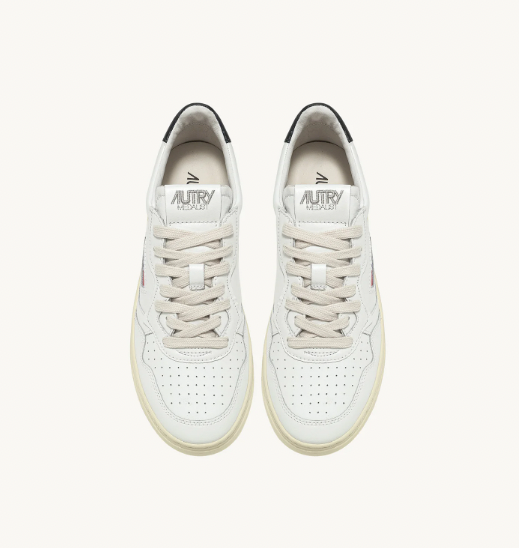 MEDALIST LOW MAN LEAT/LEAT WHT/BLACK