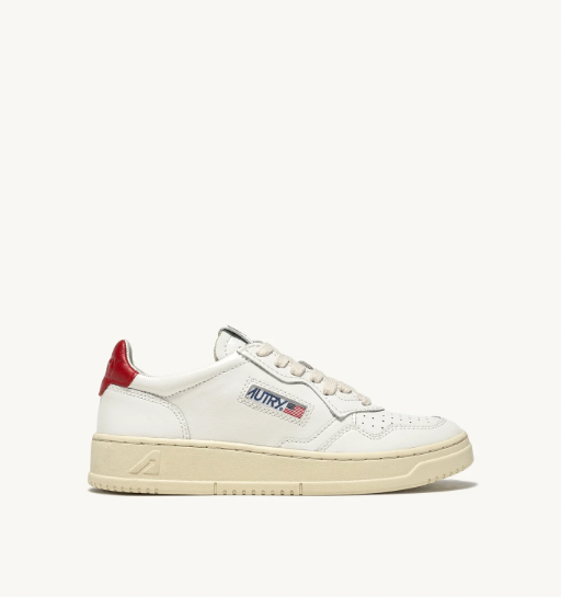 MEDALIST LOW MAN LEAT/LEAT WHT/RED