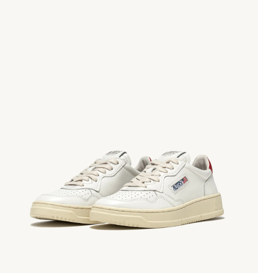 MEDALIST LOW MAN LEAT/LEAT WHT/RED