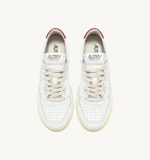MEDALIST LOW MAN LEAT/LEAT WHT/RED