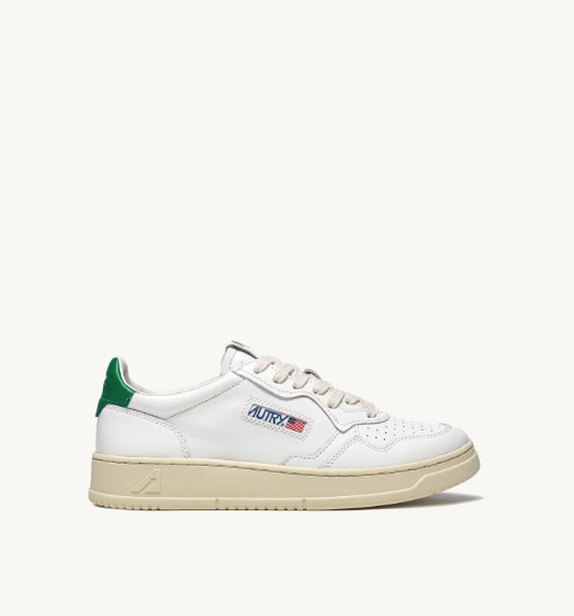 MEDALIST LOW MAN LEAT/LEAT WHT/GREEN