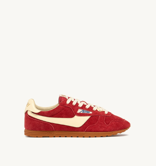 WINDSPIN LOW WOM SUEDE/LEAT RED/RUT