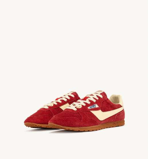 WINDSPIN LOW WOM SUEDE/LEAT RED/RUT