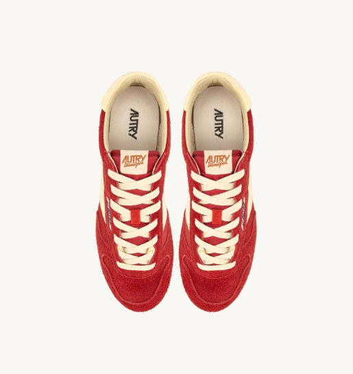 WINDSPIN LOW WOM SUEDE/LEAT RED/RUT