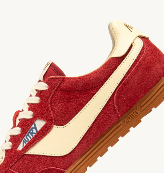 WINDSPIN LOW WOM SUEDE/LEAT RED/RUT