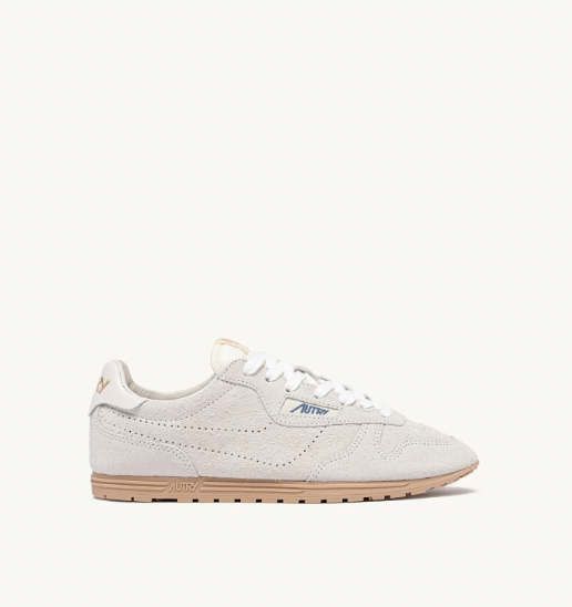 WINDSPIN LOW WOM PERFOR/SUEDE OFF WHITE
