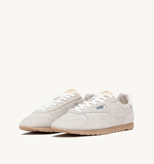 WINDSPIN LOW WOM PERFOR/SUEDE OFF WHITE
