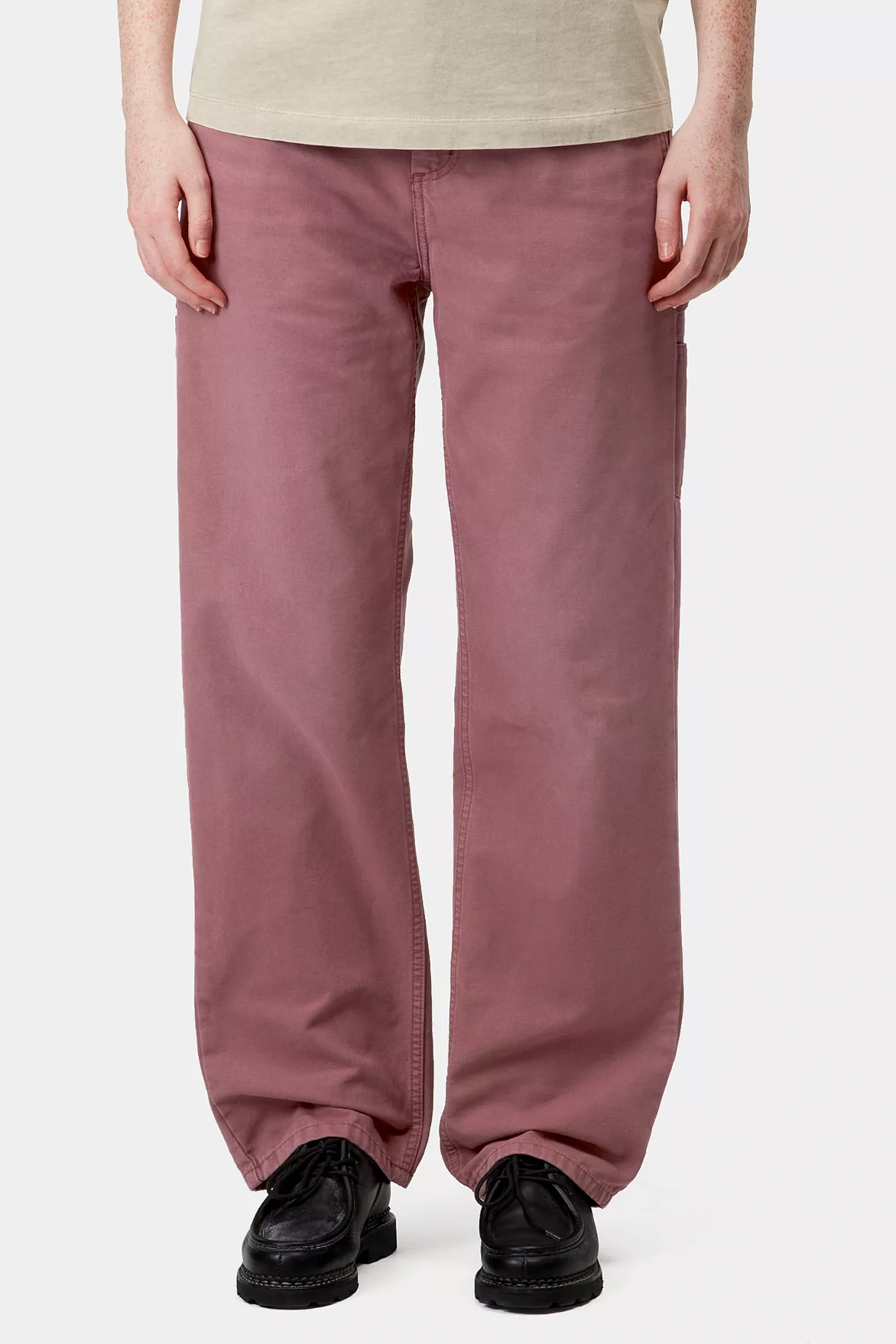 W' Pierce Pant Straight dusky pink